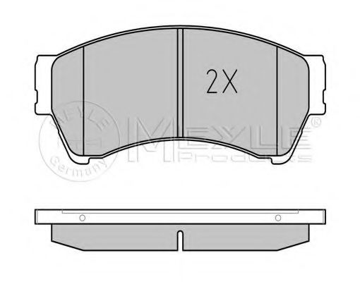 set placute frana,frana disc 2