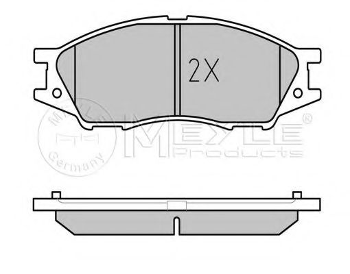 set placute frana,frana disc 2