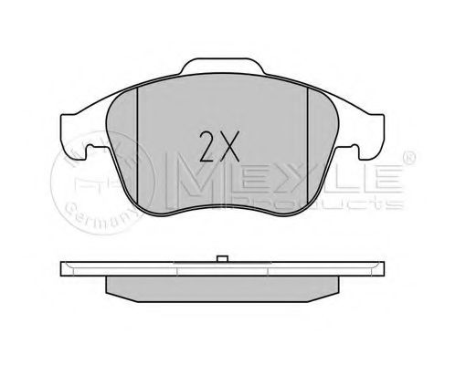 set placute frana,frana disc 2