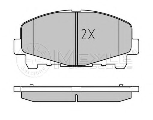 set placute frana,frana disc 2