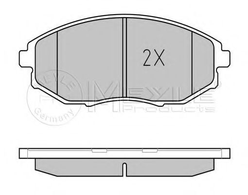 set placute frana,frana disc 2