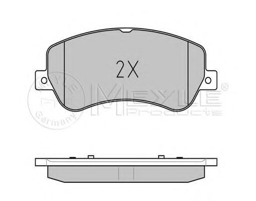 set placute frana,frana disc 2