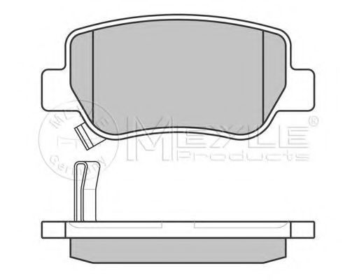 set placute frana,frana disc 2