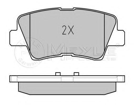 set placute frana,frana disc 2
