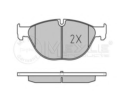 set placute frana,frana disc 2