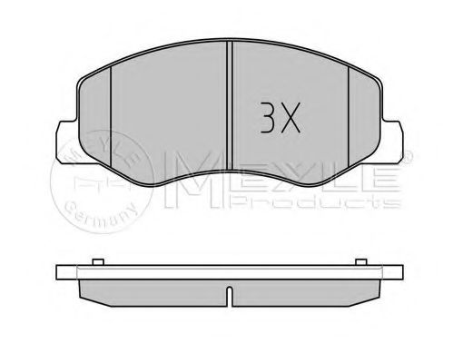set placute frana,frana disc 2