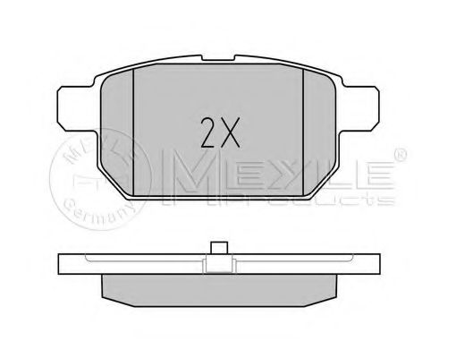 set placute frana,frana disc 2