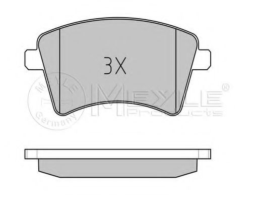 set placute frana,frana disc 2