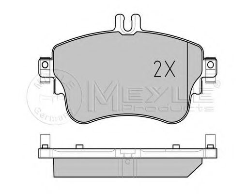 set placute frana,frana disc 2