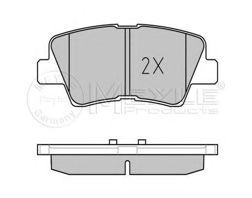 set placute frana,frana disc 2