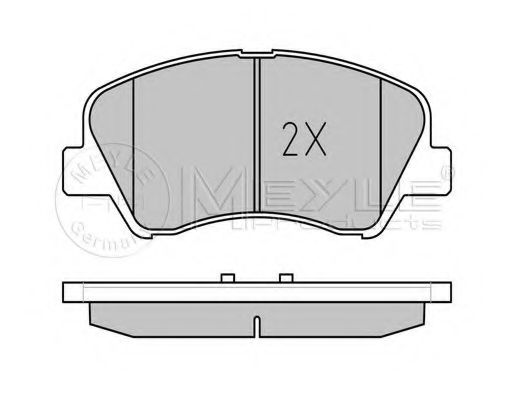 set placute frana,frana disc 2