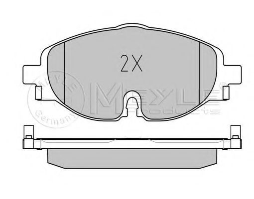 set placute frana,frana disc 2