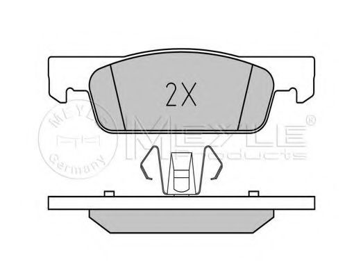 set placute frana,frana disc 2