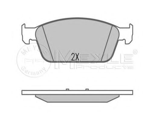 set placute frana,frana disc 2