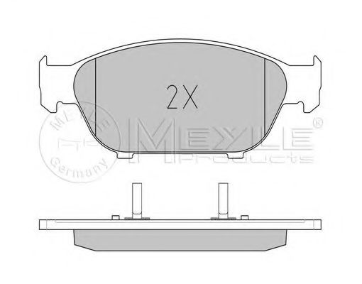 set placute frana,frana disc 2