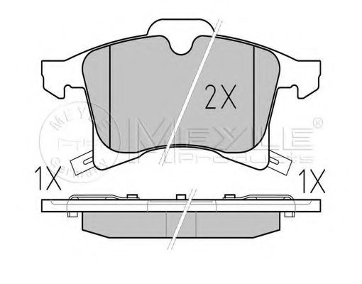 set placute frana,frana disc 2