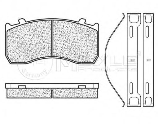 set placute frana,frana disc 2