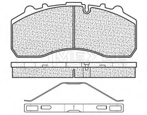 set placute frana,frana disc 2