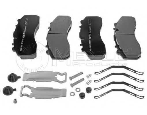 set placute frana,frana disc 4