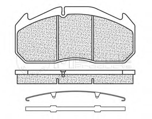 set placute frana,frana disc 2