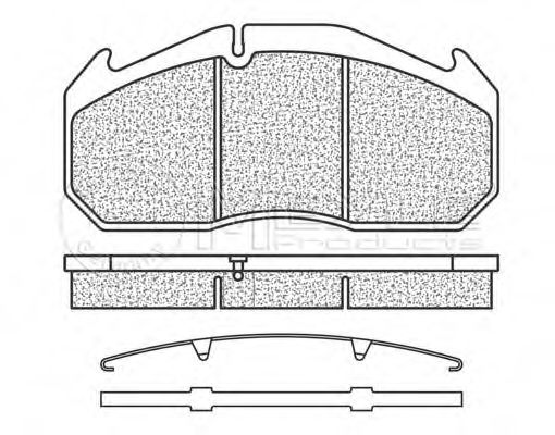 set placute frana,frana disc 2