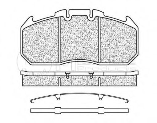 set placute frana,frana disc 2