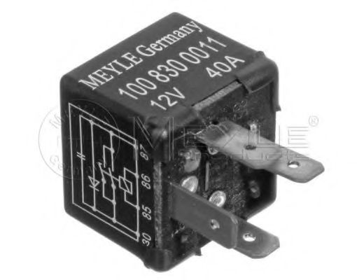 100 830 0011 Releu, climatizare MEYLE 