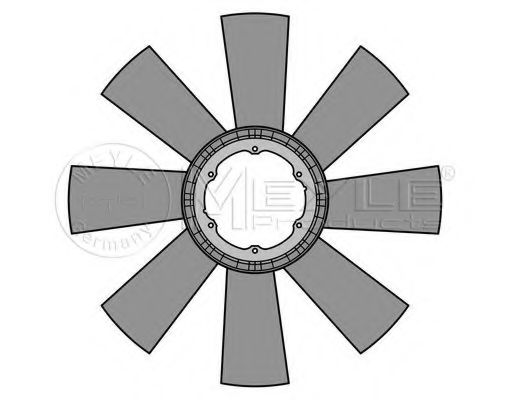 12-34 232 0004 Paleta ventilator, racire motor MEYLE 