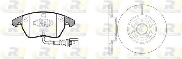81030.02 Set frana, frana disc ROADHOUSE 