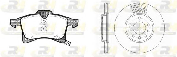 Set frana, frana disc