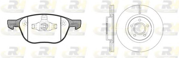Set frana, frana disc