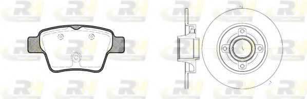 81138.00 Set frana, frana disc ROADHOUSE 
