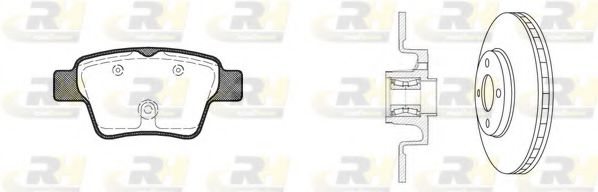 81138.20 Set frana, frana disc ROADHOUSE 