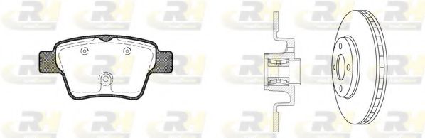 81138.21 Set frana, frana disc ROADHOUSE 
