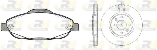 81323.00 Set frana, frana disc ROADHOUSE 