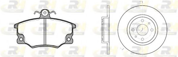 8146.01 Set frana, frana disc ROADHOUSE 