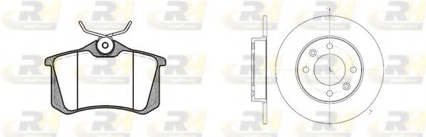 8263.03 Set frana, frana disc ROADHOUSE 