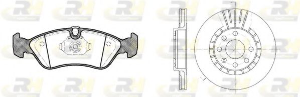 8286.01 Set frana, frana disc ROADHOUSE 