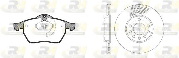 8390.02 Set frana, frana disc ROADHOUSE 