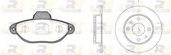 8414.00 Set frana, frana disc ROADHOUSE 