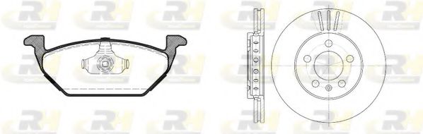 8633.02 Set frana, frana disc ROADHOUSE 
