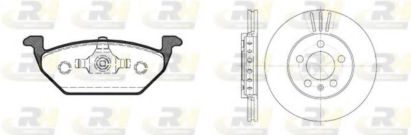 Set frana, frana disc