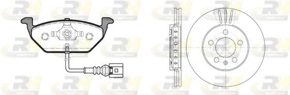 8633.09 Set frana, frana disc ROADHOUSE 
