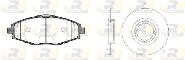 8696.00 Set frana, frana disc ROADHOUSE 