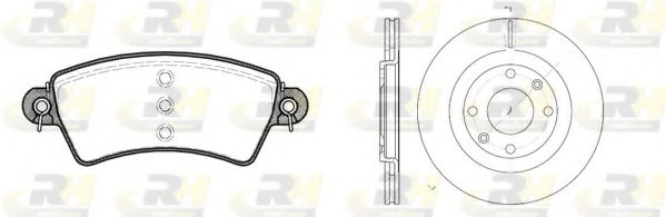 8726.00 Set frana, frana disc ROADHOUSE 