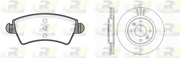 8726.01 Set frana, frana disc ROADHOUSE 