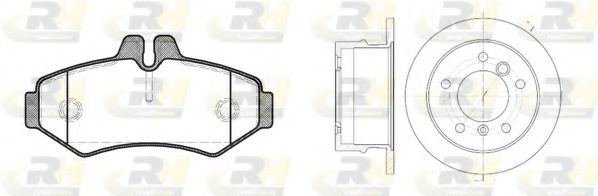 Set frana, frana disc