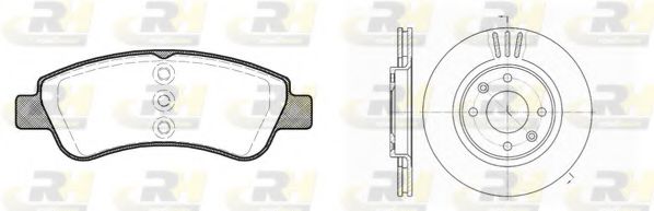 8840.01 Set frana, frana disc ROADHOUSE 