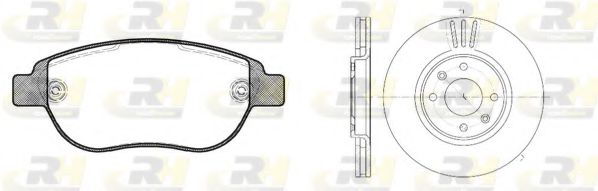 8841.00 Set frana, frana disc ROADHOUSE 