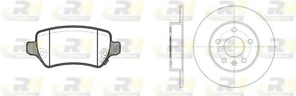 8957.00 Set frana, frana disc ROADHOUSE 